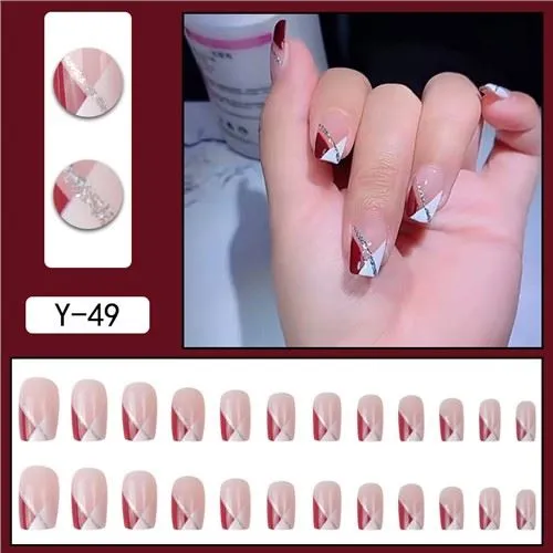 Glitter Cheap False Nails